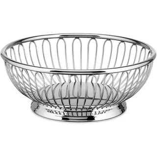 Alessi Drahtkorb, rund aus Edelstahl