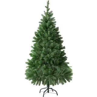 tectake Weihnachtsbaum , inklusive Metallständer mit Kunststoffkappen, grün , Grün , Dreieckig , 140 cm , Ce , Dekoration, Weihnachtsdekoration, Christbäume & Zubehör