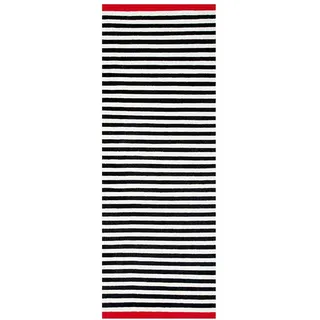 Läufer Rosemary Fabula Living schwarz, Designer Lisbet Friis, 0.4x90x0 cm