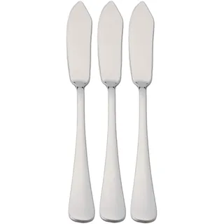 3 Fischmesser 21 x 2,2 cm Edelstahl 18/0 Schlichtes Und Elegantes Design