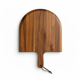 Servierbrett Akazienholz 20×27 cm – Käsebrett, Tapasbrett & Geschenk klein