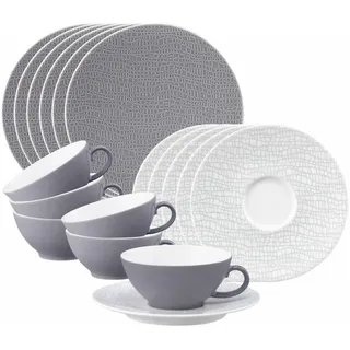 SELTMANN WEIDEN Teeservice Life Fashion 18-tlg. grau/elegant grau