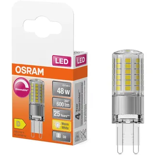 Osram LED-Lampe G9 4,4 W warmweiß 600 lm