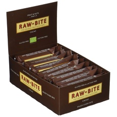 Bild Raw Bite Rohkost Riegel Cacao, 12er Pack (12 x 50 g)