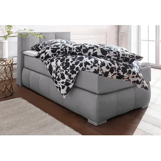 Home Affaire Boxspringbett »Chelles« inkl. Kaltschaumtopper, in 5 Breiten und 3 Matratzenarten, grau,
