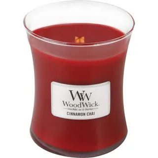 Woodwick Cinnamon Chai Duftkerze 275 g rot