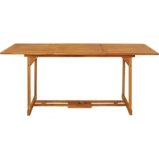 vidaXL Garten-Esstisch 180x90x75 cm Massivholz Akazie - Braun