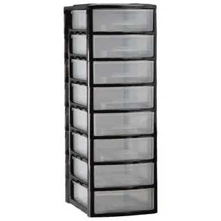 MONDEX Schubladenbox DIN A4 8-tlg. grau