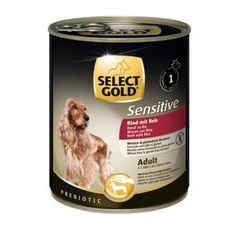 SELECT GOLD Sensitive Adult Rind mit Reis 12x800 g