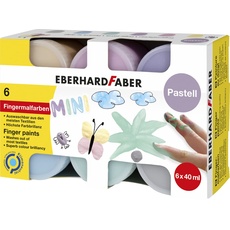 Bild 6 EBERHARD FABER EFA Color Pastell Fingerfarben farbsortiert 6x 40,0 ml