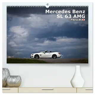 Calvendo Mercedes-Benz SL 63 AMG (hochwertiger Premium Wandkalender 2026 DIN A2 quer), Kunstdruck in Hochglanz: