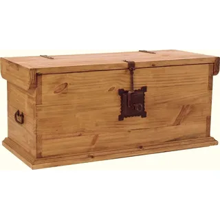 Mexico Truhe Massivholz Pinie  Mexiko Möbel Mexikanisch