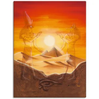 Artland Wandbild »Ägypten«, Afrika, (1 St.), als Alubild, Outdoorbild, Leinwandbild, Poster, Wandaufkleber, orange