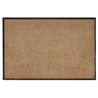 andiamo Premium-Fußmatte Wash & Clean - langlebige Schmutzfangmatte Hauseingang - als Fußmatte innen oder als Fußabtreter im überdachten Außenbereich - saugstarker Fußabstreifer 60 x 90 cm Beige