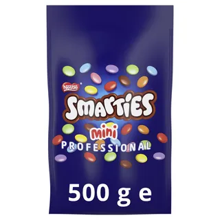 Nestlé SMARTIES Mini Mix-In, bunte Schokolinsen, natürliche Farben, 500g | Bunte Schokolinsen mit natürlichen Farbstoffen, mit knackiger Hülle und Milchschokoladenkern, ideal für Desserts