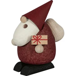 Saico Original Räuchermann Weihnachtsmann 10 x 11 x 10 cm rot