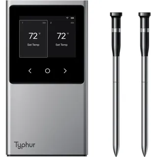 typhur Grillthermometer One Size Edelstahl Schwarz
