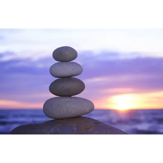 Papermoon »Zen Sonnenuntergang«, bunt,