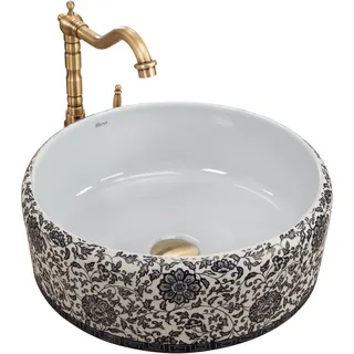 REA Aufsatzwaschbecken Florisa - Weiß, Grau