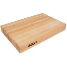 Boos Blocks® RA01 Pro Chef Ahorn Schneidebrett von John Boos - 46 x 31 x 6 cm - beidseitig verwendbar, seitlichen Griffmulden.