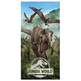Jurassic World Strandtuch 70 x 140 cm mehrfarbig