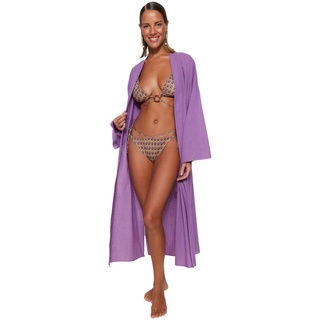 Trendyol Damen Kimono & Kaftan – Lila – Regular, dunkelviolett, 62