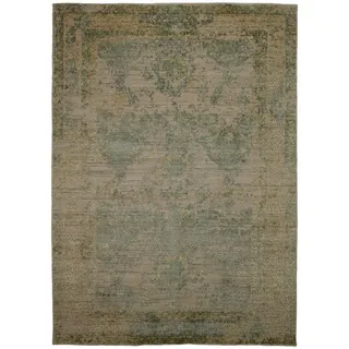 Cazaris Orientteppich , Grün, Beige , Textil , Ornament , rechteckig , 180x120 cm , für Fußbodenheizung geeignet , Teppiche und Böden, Teppiche, Orientteppiche