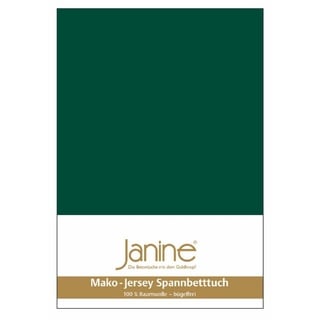 Spannbettlaken »MAKO-FEINJERSEY 5007«, aus 100% Baumwolle, für Matratzen bis 26 cm Höhe grün