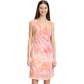 Cartoon Damen Minikleid Orange/Pink 40