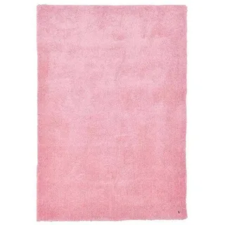 Tom Tailor Hochflor-Teppich rosa Textil, Uni rechteckig 140x200 cm Teppiche & Böden, Teppiche, Hochflorteppiche , Shaggys