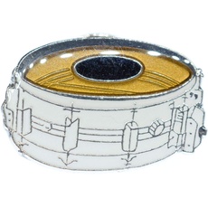 Miniblings Trommel Snare Drum Brosche Percussion Musiker Musik Pin - Handmade Modeschmuck I Anstecknadel Button Pins