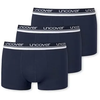 SCHIESSER Uncover Cotton Boxershorts blau XXL 3er Pack