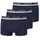 Uncover Cotton Boxershorts blau XXL