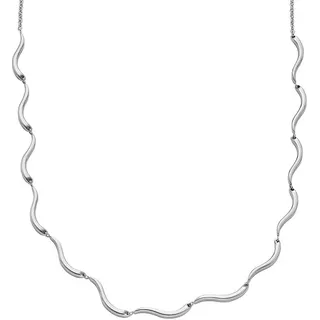 Skagen Essential Waves Kette mit Anhänger Edelstahl Silber