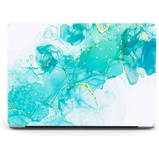 Berkin Arts Hülle für 15" Microsoft Surface Laptop 5/4/3, 2022, 2021, 2019 Metalltastatur Modell 1872/1873/1953/1979 mit Tastaturschutz & Displayschutz Cloisonnismus Grünes Blaugrün Gaming-PC-Skin
