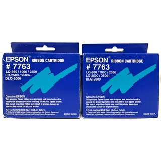 EPSON S015056 7763 Original Farbband LQ-860/LQ-1060/LQ-2500/2550 [X 2 Stk]