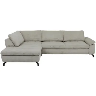 Beldomo Style Ecksofa , Hellgrün , Textil , Ottomane links, L-Form , 291x197 cm , Typenauswahl, Fußauswahl, Stoffauswahl, seitenverkehrt erhältlich, individuell planbar , Wohnzimmer, Sofas & Couches, Wohnlandschaften, Ecksofas
