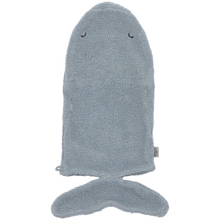 LÄSSIG Kinder Spiel-Waschhandschuh Waschlappen Frottier Stoff Baumwolle/Play Wash Glove GOTS Whale