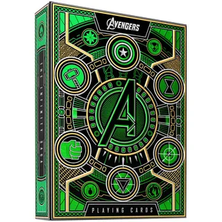 theory11 Avengers - The Infinity Saga Spielkarten Green Version