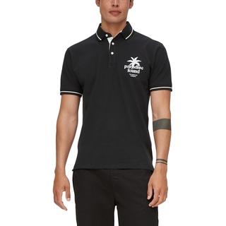 s.Oliver Herren 10.3.11.13.121.2131479 Poloshirt kurzarm, Grey/Black #242124, L