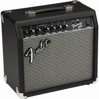 Fender Frontman 20G Gitarrenverstärker, Ideal für Gitarrenstudium, Übungsräume und Live Sessions, Klare Höhen und kräftige Bässe für elektrische Gitarre, Schwarz