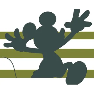 KOMAR Mickey Shadow", - Größe: 40 x 50 cm - Disney, Kinderzimmer, Wandgestaltung, Bild