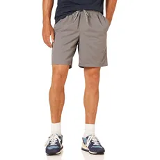 Amazon Essentials Men's Drawstring Walk Short, Grey, Large