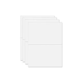 LUMA Einlegeblätter für Karten weiß DIN B6, 10 Blatt, 10 St.
