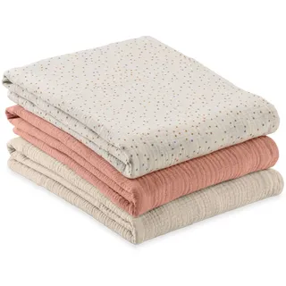 hauck Cuddle N Clean 3er Set Beige Dots/Cork/Beige)