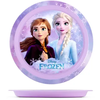 Lulabi Disney Frozen Speiseteller aus Polypropylen, dekoriert, 20,5 cm