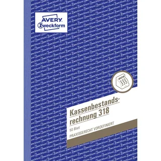 Avery Zweckform AVERY Formular, Kassenbestandsrechnung 50 x)