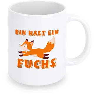Fuchs Geschenk Tasse Ostergeschenke Für Frauen Männer Fuchs-Liebhabe Lustige Geschenke Weihnachten Geburtstag Valentinstag Muttertag Vatertag Abitur Geburtstagsgeschenk Für Kollegin (Weiß)