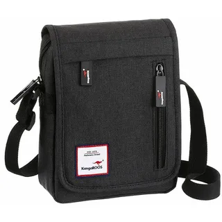 KangaROOS Umhängetasche im praktischem Format, schwarz,