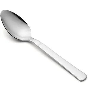 Arcos Edelstahl Tischmesser - Dessert- und Tischlöffel, 18/10 Monoblock, 150 mm, Ideal für den täglichen Gebrauch, Silber